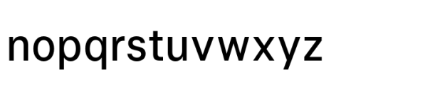 Allrounder Grotesk Condensed Regular Font LOWERCASE