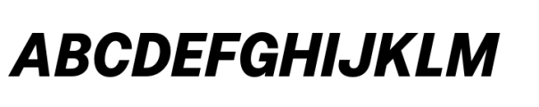Allrounder Grotesk Condensed XBold Italic Font UPPERCASE