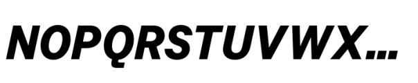 Allrounder Grotesk Condensed XBold Italic Font UPPERCASE