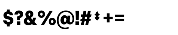 Allrounder Grotesk Condensed XBold Font OTHER CHARS