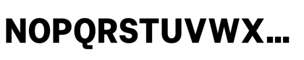 Allrounder Grotesk Condensed XBold Font UPPERCASE