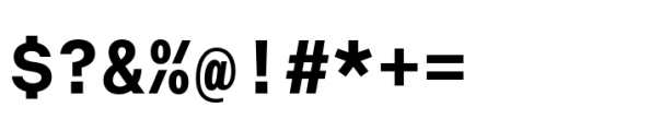 Allrounder Grotesk Mono Bold Font OTHER CHARS