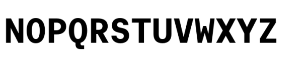 Allrounder Grotesk Mono Bold Font UPPERCASE
