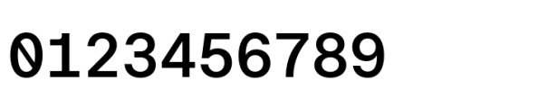Allrounder Grotesk Mono Medium Font OTHER CHARS