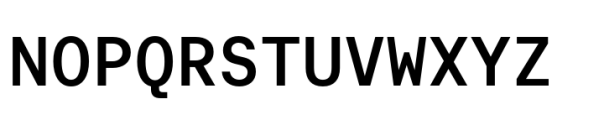 Allrounder Grotesk Mono Medium Font UPPERCASE