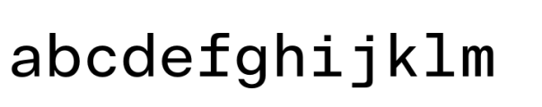 Allrounder Grotesk Mono Regular FONT