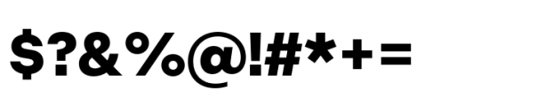 Allrounder Grotesk XBold Font OTHER CHARS