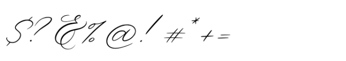 Allure And Grace Font OTHER CHARS