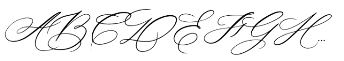 Allure And Grace Font UPPERCASE