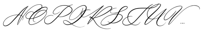 Allure And Grace Font UPPERCASE