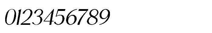 Allure Majestic Italic Font OTHER CHARS