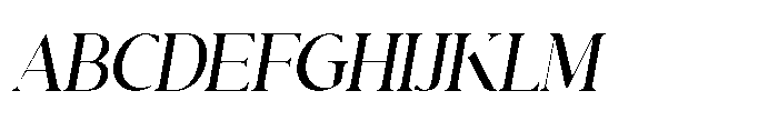 Allure Majestic Italic Font UPPERCASE