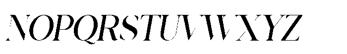 Allure Majestic Italic Font UPPERCASE