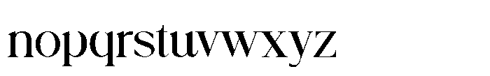 Allure Majestic Medium Font LOWERCASE
