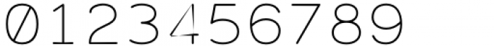Alma Mono Thin Font OTHER CHARS