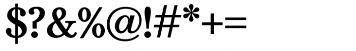 Alma Serif Semi Bold Font OTHER CHARS