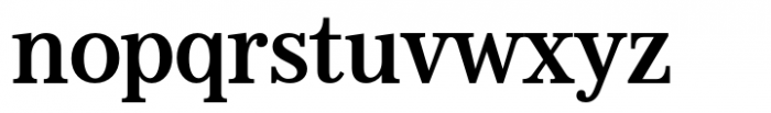 Alma Serif Semi Bold Font LOWERCASE