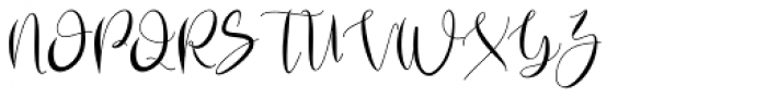 Almahira Regular Font UPPERCASE