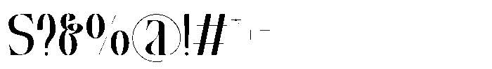 Almanac Zitole Font OTHER CHARS