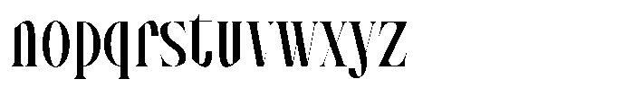 Almanac Zitole Font LOWERCASE