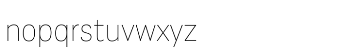 Almanach Hairline Font LOWERCASE