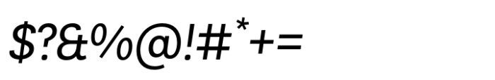 Almanach Regular Italic Font OTHER CHARS