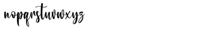 Almeida Script Font LOWERCASE
