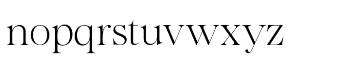 Almero Extra Light Font LOWERCASE