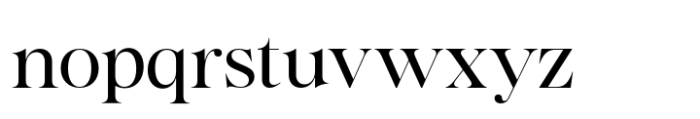 Almero Regular Font LOWERCASE