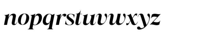 Almero Semi Bold Italic Font LOWERCASE