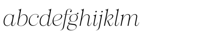 Almero Thin Italic FONT