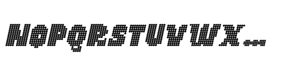 Almie Disco Italic Font UPPERCASE