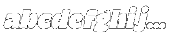 Almie Pixel Outline FONT