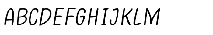 Almiright Thin Italic Font UPPERCASE