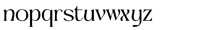 Almoda Karme Regular Font LOWERCASE
