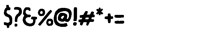 Almond Croissant Regular Font OTHER CHARS