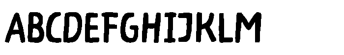 Almond Croissant Regular Font UPPERCASE