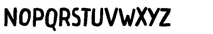 Almond Croissant Regular Font LOWERCASE
