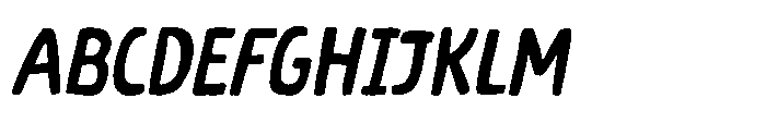Almond Croissant Slant FONT