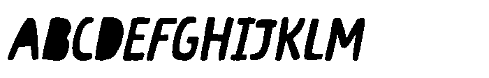 Almond Croissant Solid Slant FONT