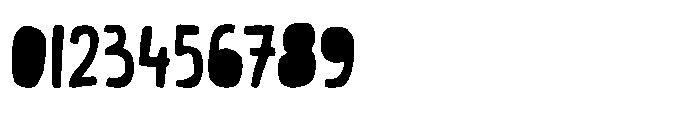 Almond Croissant Solid Font OTHER CHARS