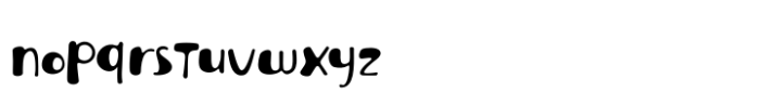 Almonds Font LOWERCASE