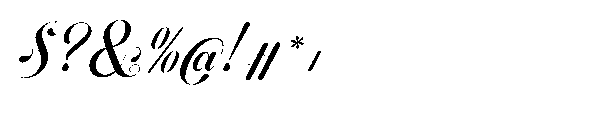 Aloffine Scriptura Italic Font OTHER CHARS