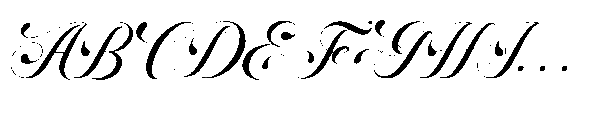 Aloffine Scriptura Italic Font UPPERCASE