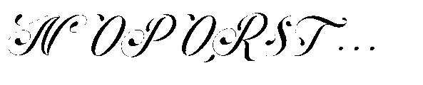 Aloffine Scriptura Italic Font UPPERCASE