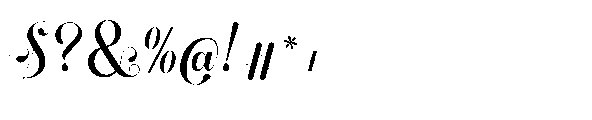 Aloffine Scriptura Regular Font OTHER CHARS