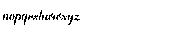 Aloffine Scriptura Regular Font LOWERCASE