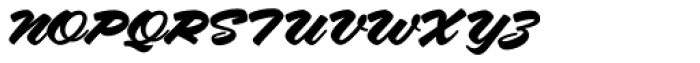 Aloha Script Font UPPERCASE