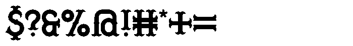 Aloheaven Regular Font OTHER CHARS