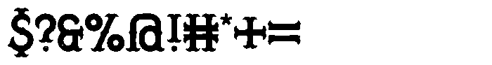 Aloheaven Rough Font OTHER CHARS